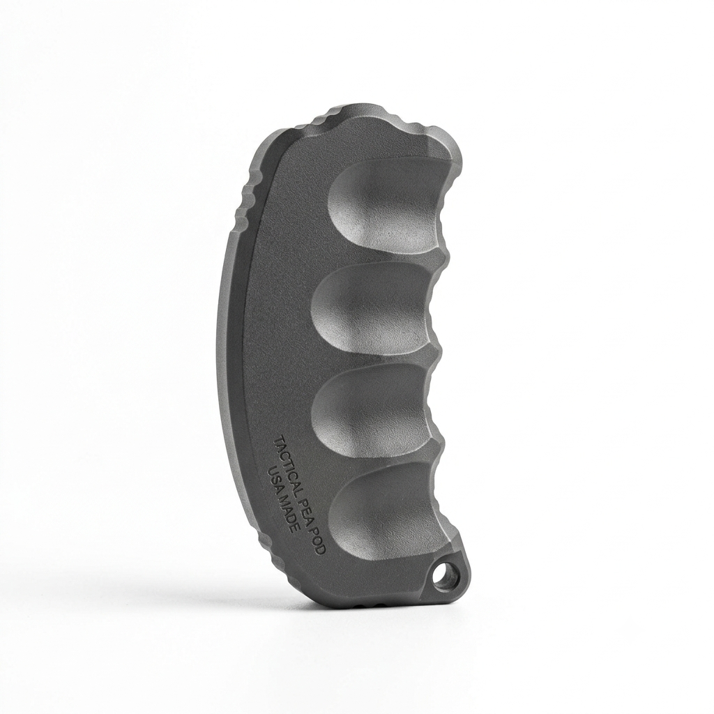 Four-Finger Pea Pod — Ergonomic EDC Hand Grip Tool